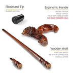 Wooden Straight Walking Cane for Adults