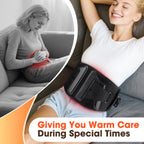 Elastic Waist Support Belt with LED Massage Function