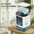 Portable Mini Air Conditioner with Water Tank 3-Speed Humidifier