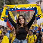Ecuador Fan Scarf