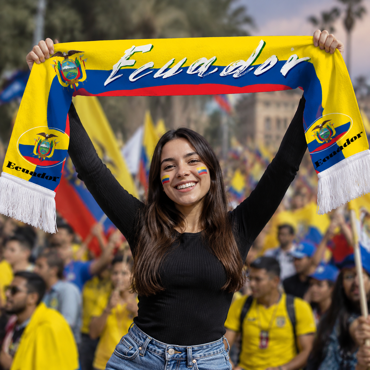 Ecuador Fan Scarf
