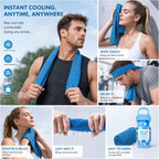 Cold Sweat Kühltuch mit Reiseflasche für die Sommerhitze