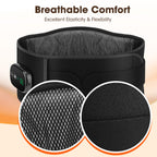 Elastic Waist Support Belt with LED Massage Function
