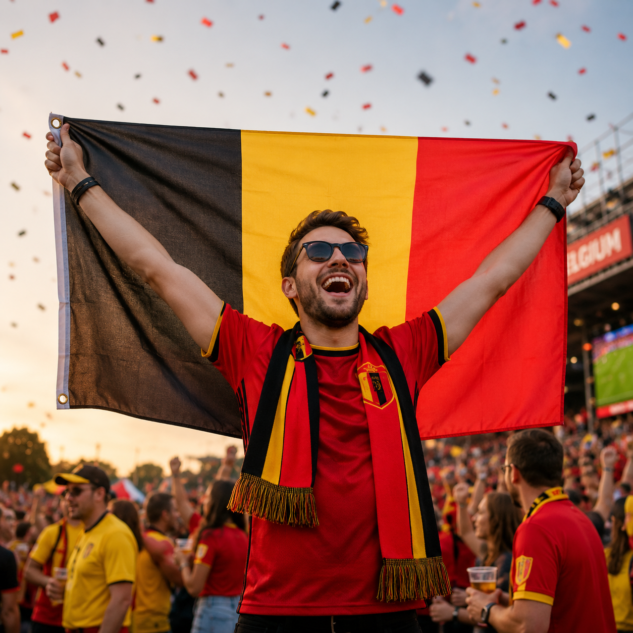 Belgium National Flag