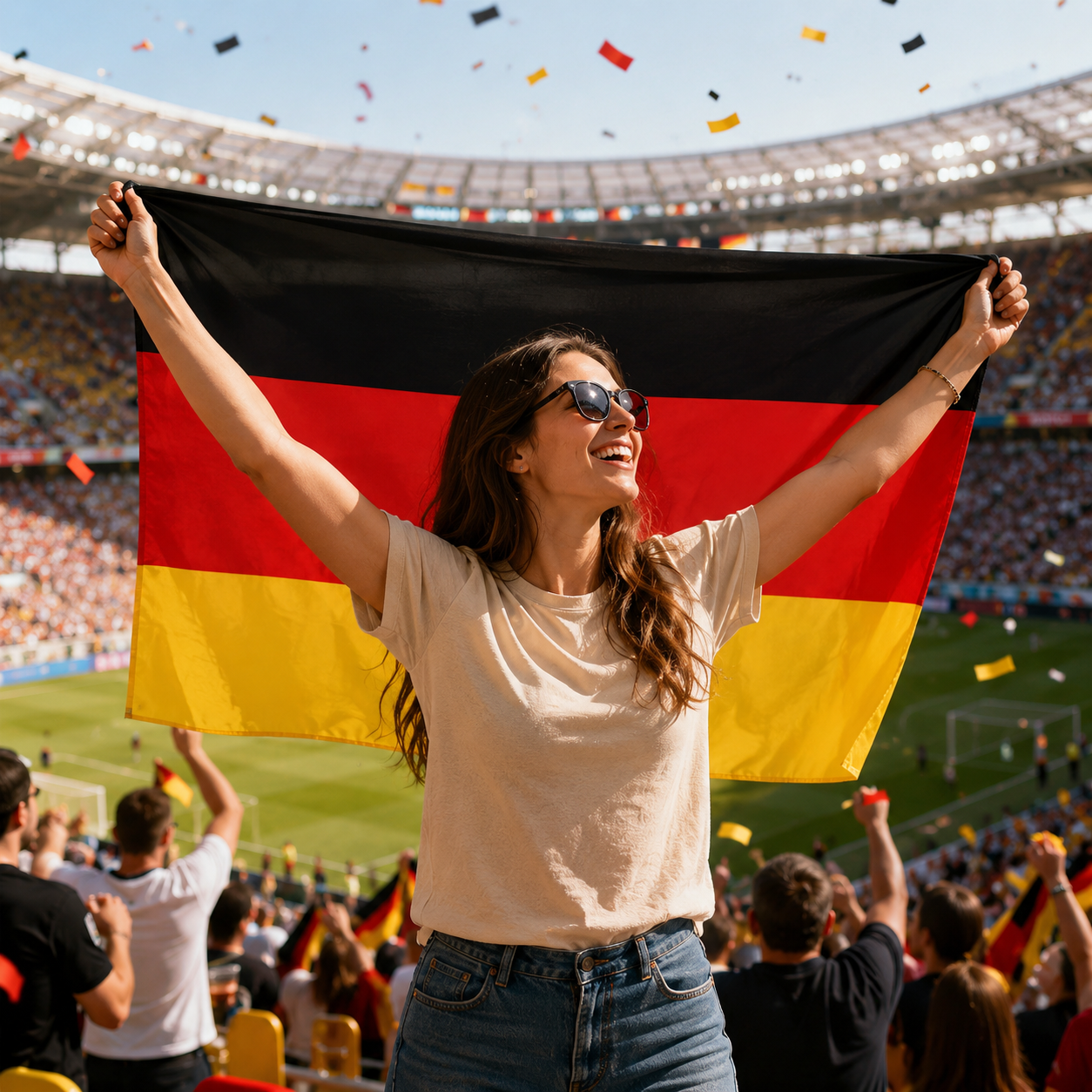 Germany Fan Cape