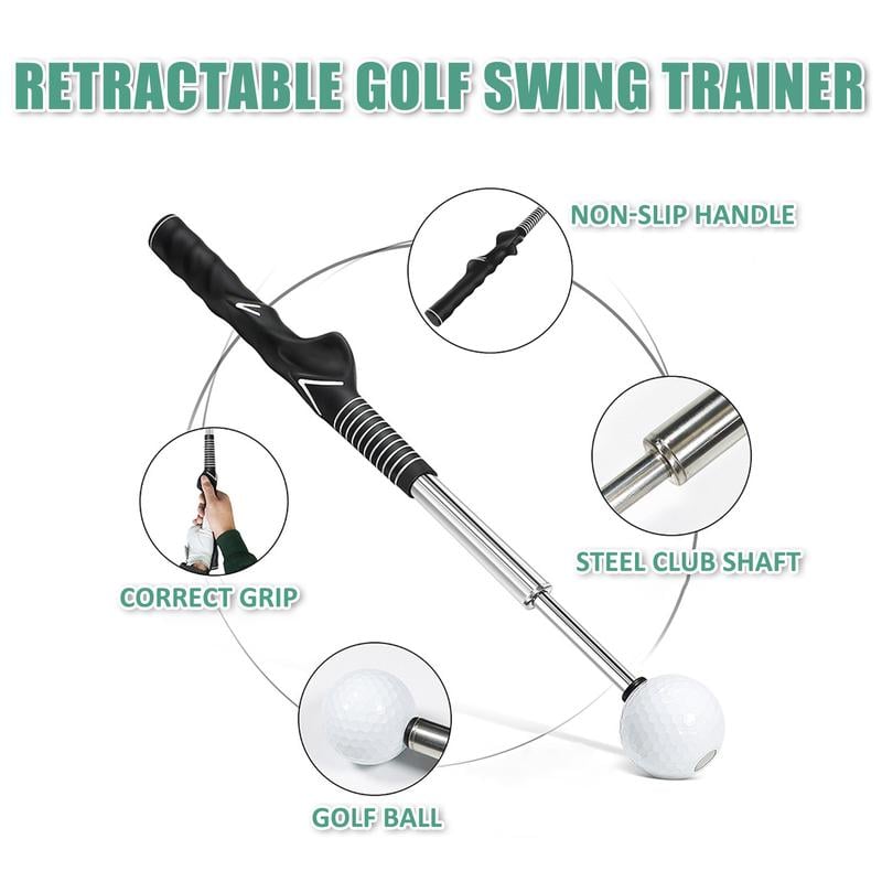 Telescopic Retractable Golf Training Aid Tool