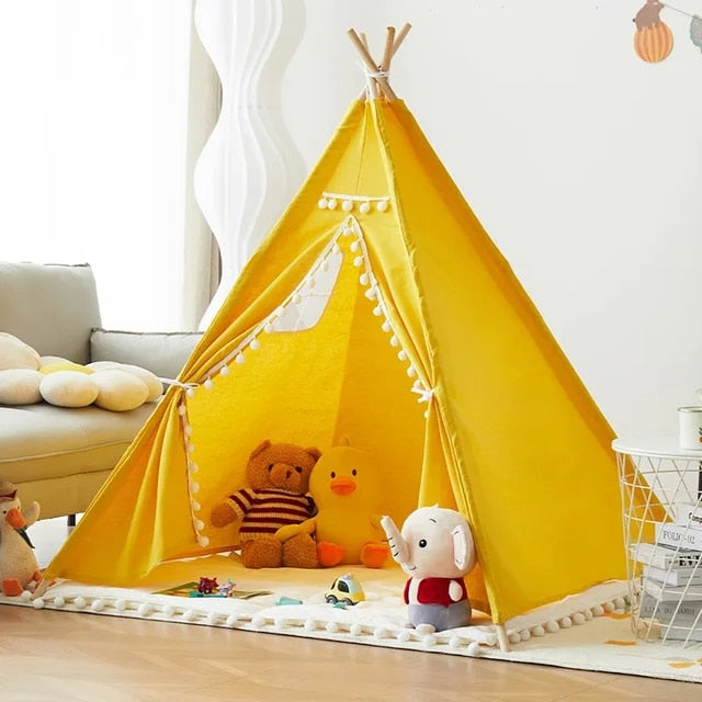 Tipi Play Tent Indoor Outdoor Kids Teepee Playhouse