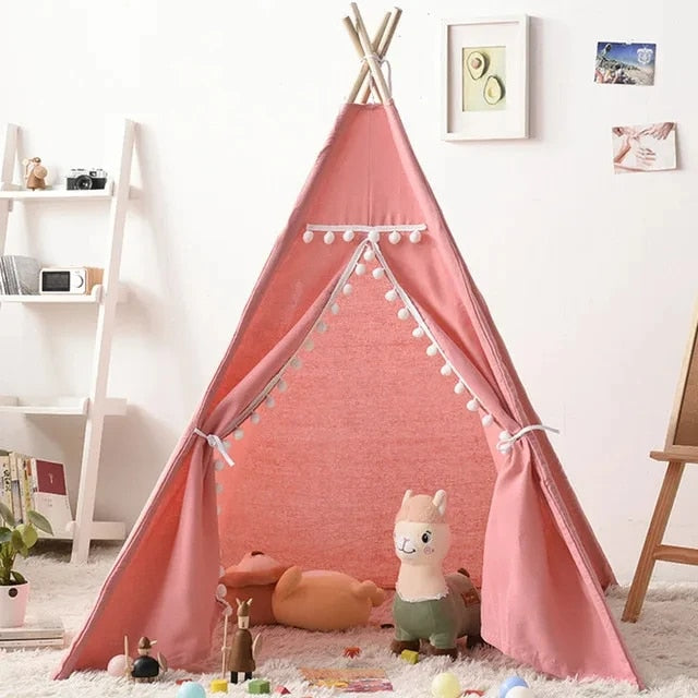 Tipi Play Tent Indoor Outdoor Kids Teepee Playhouse