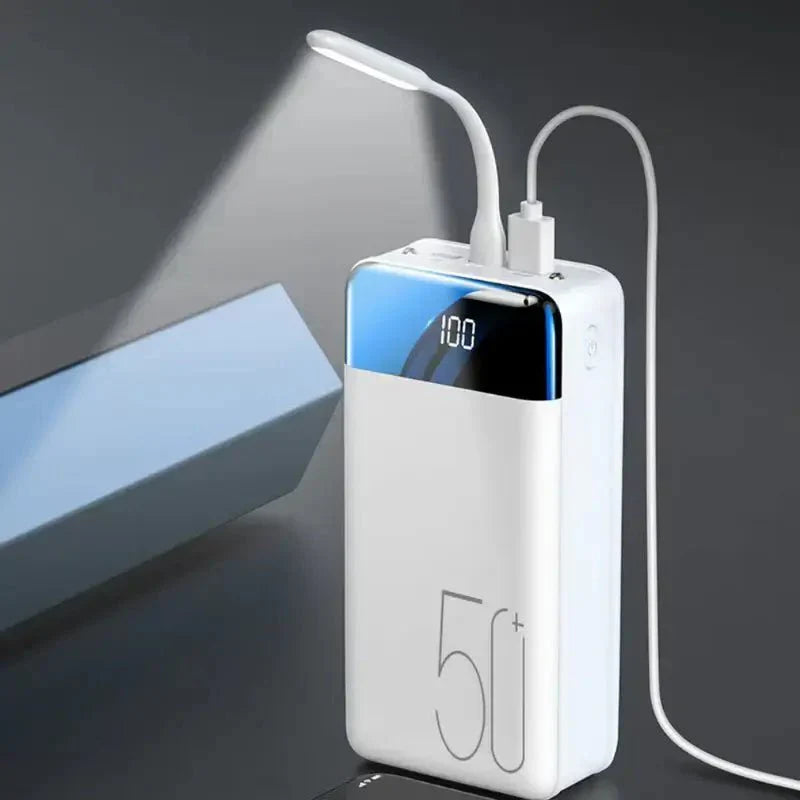 50000mAh Portable Power Bank Mobile Battery Pack