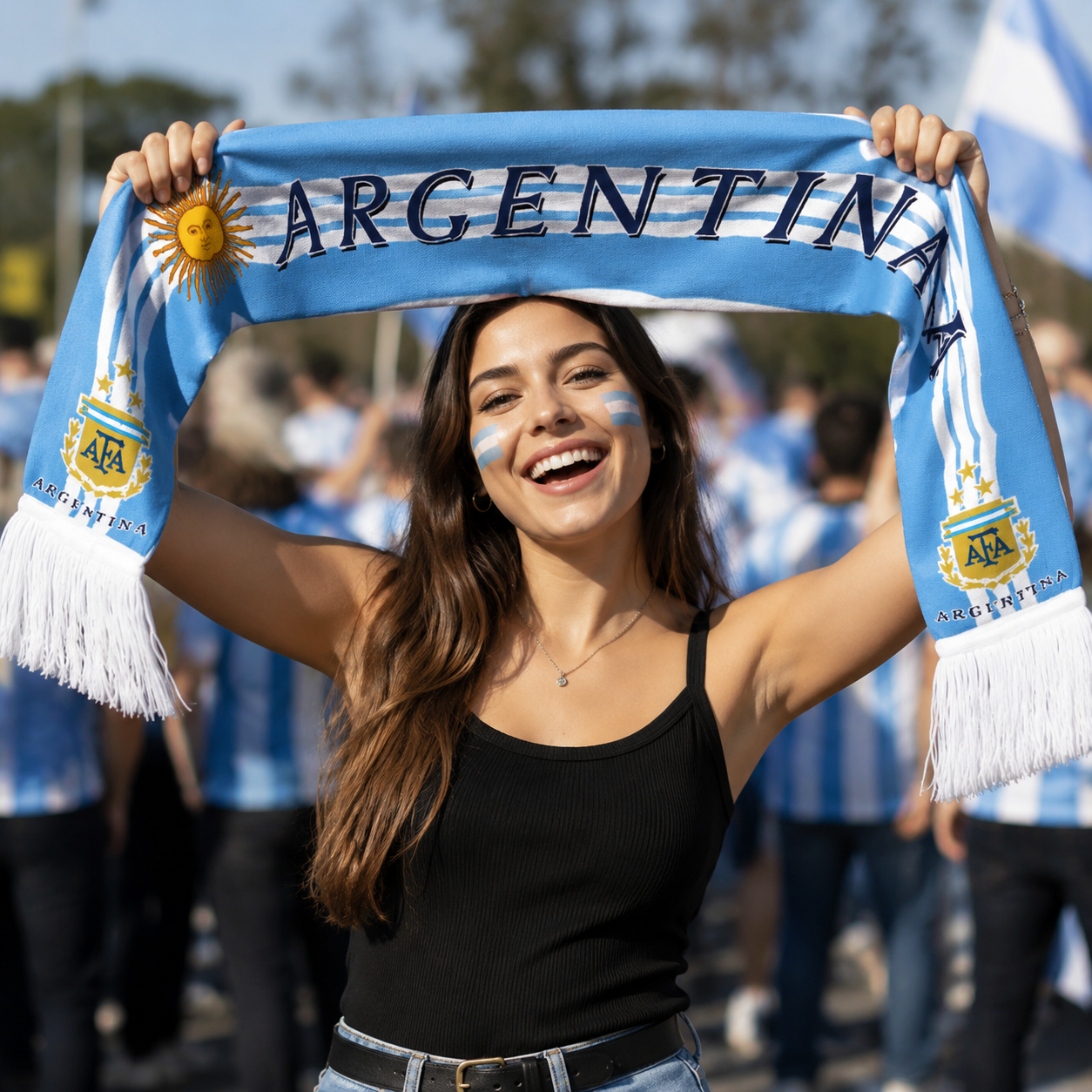Argentina Scarf Detail