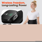 Elastic Waist Support Belt with LED Massage Function