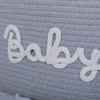 Baby Storage Organizer Basket with Rope Handles