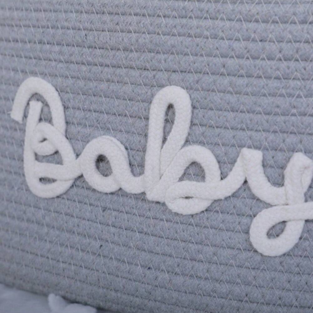 Baby Storage Organizer Basket with Rope Handles