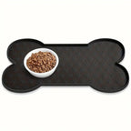 Bone Shaped Silicone Pet Feeding Mat Pad
