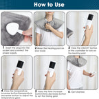 Electric Neck and Shoulder Heating Pad Wrap Therapy
