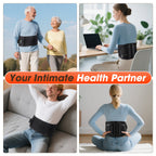 Elastic Waist Support Belt with LED Massage Function