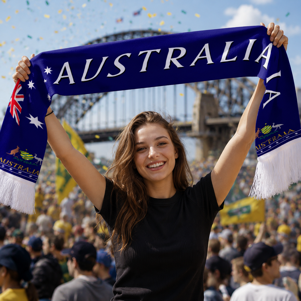 Australia Fan Scarf