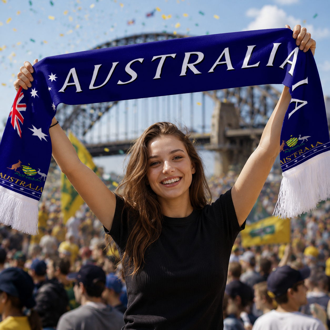 Australia Fan Scarf