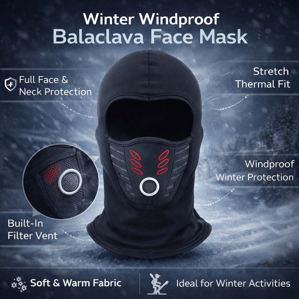 Winter Windproof Full Face Mask Cold Weather Protection