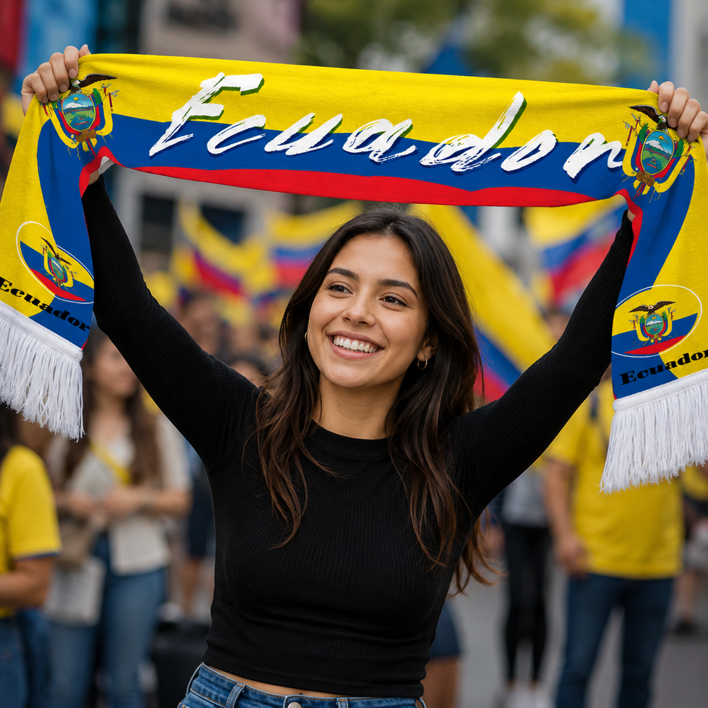 Ecuador Scarf Detail
