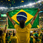 Brazil Flag Side