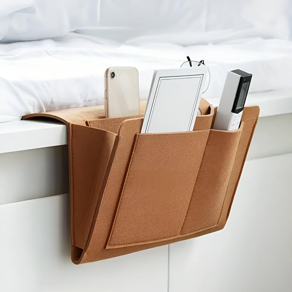 Bedside Storage Organizer Pouch Hanging Caddy for Bedroom