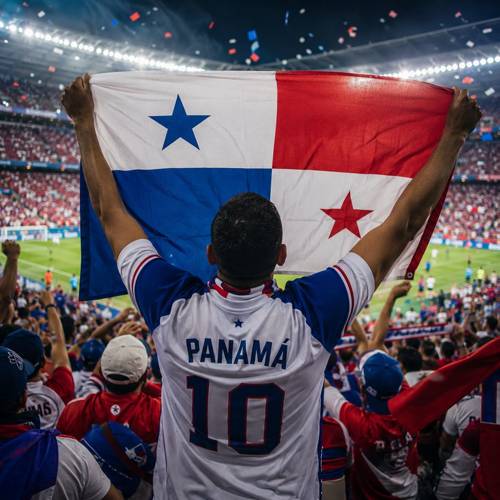 Panama Flag Side