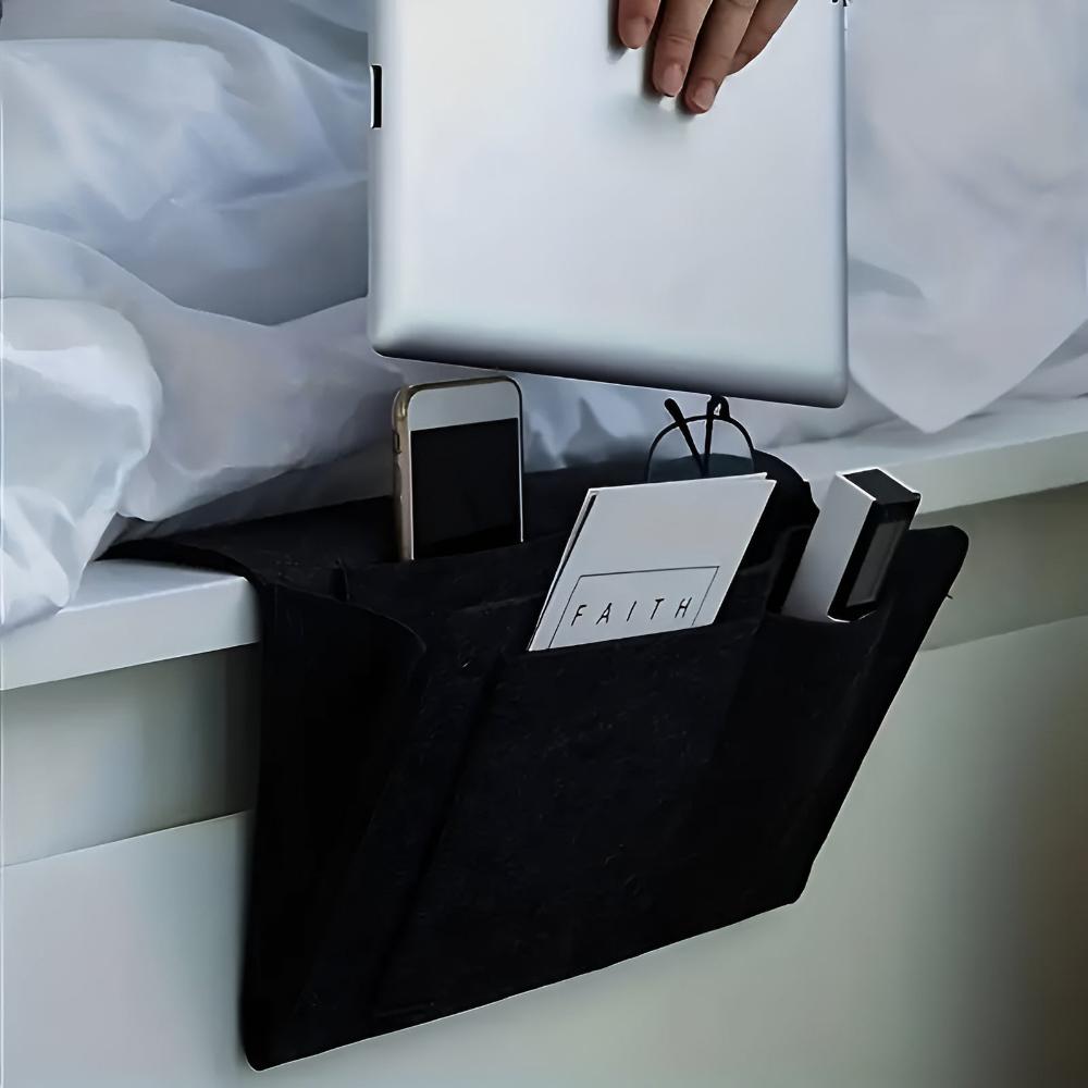 Bedside Storage Organizer Pouch Hanging Caddy for Bedroom