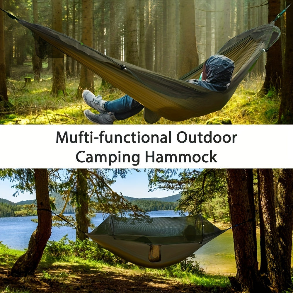 Double Camping Hammock with Mosquito Net Outdoor Sleeping Bed