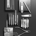 Nail Clipper Manicure Set 19 Piece Stainless Steel Grooming Tools Kit