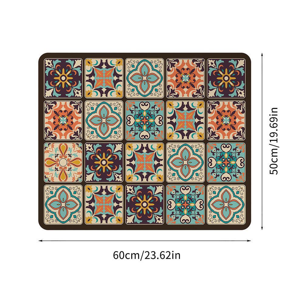Square Appliance Mat Protective Heat Resistant Kitchen Mat