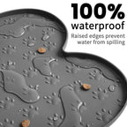 Bone Shaped Silicone Pet Feeding Mat Pad