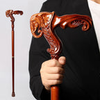 Wooden Straight Walking Cane for Adults