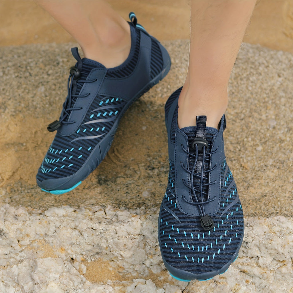 Men's Quick-Dry Water Shoes Rubber Sole Swim Fishing Fitness Footwear