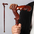 Wooden Straight Walking Cane for Adults