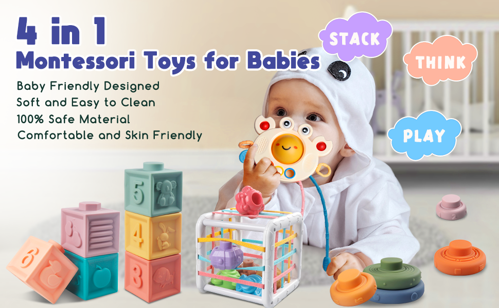 Baby Sensory Toy Set Montessori Educational Developmental Toys