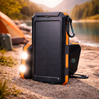 Portable Solar Power Bank 20000mAh External Battery Charger Fast Charge