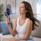 Tragbarer, handgehaltener, blattloser Mini-USB-Ventilator mit hoher Geschwindigkeit und wiederaufladbarem Akku