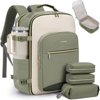 40 Liter Travel Backpack with Packing Cubes Set