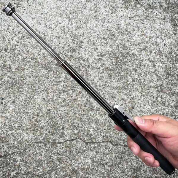 Adjustable Self-Defense Stick with Safety Lock Mechanism