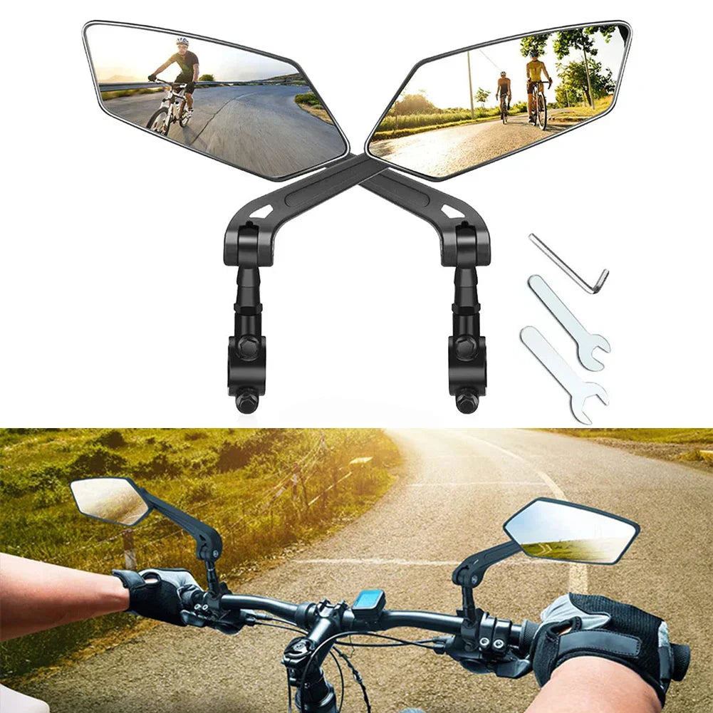 Bike Handlebar Round Mirrors 2 Pack