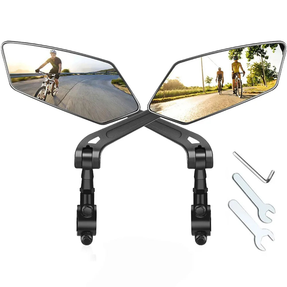 Bike Handlebar Round Mirrors 2 Pack