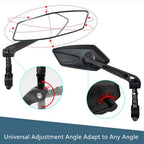 Bike Handlebar Round Mirrors 2 Pack