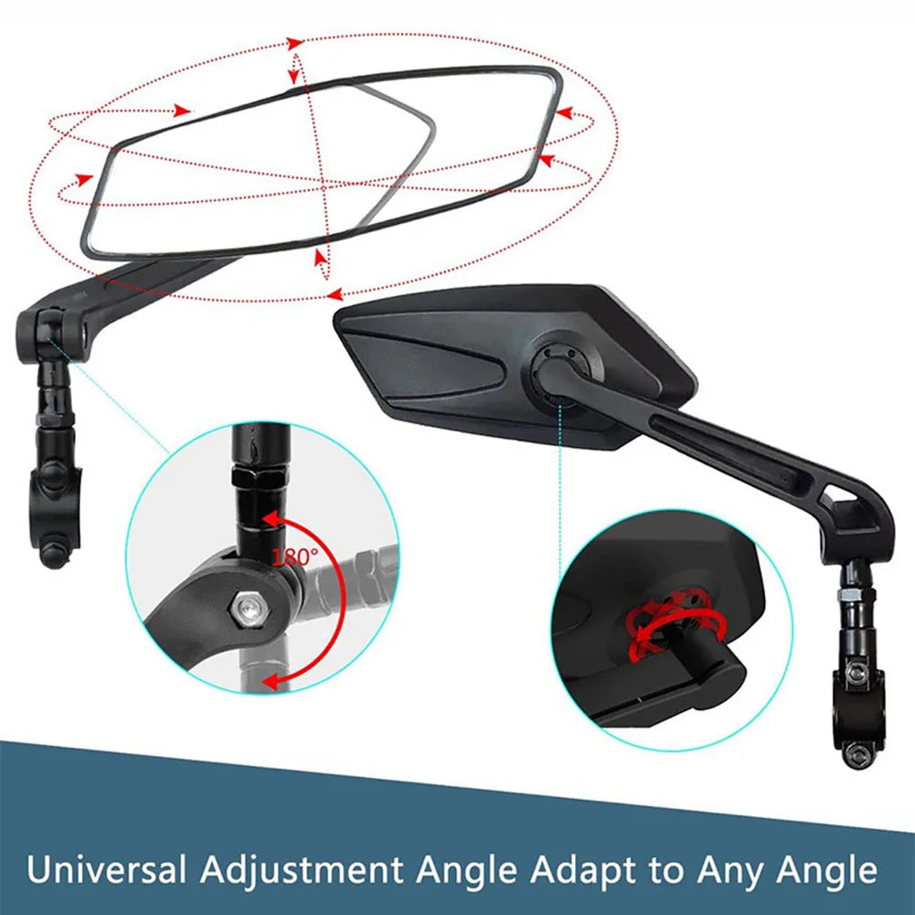 Bike Handlebar Round Mirrors 2 Pack