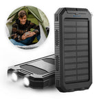 20000mAh Solar Power Bank Portable Waterproof Charger Battery Pack