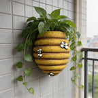 3D Beehive Shaped Wall-Mounted Resin Planter Hanging Flower Pot