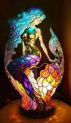 Animal Stained Glass Table Lamp Night Light