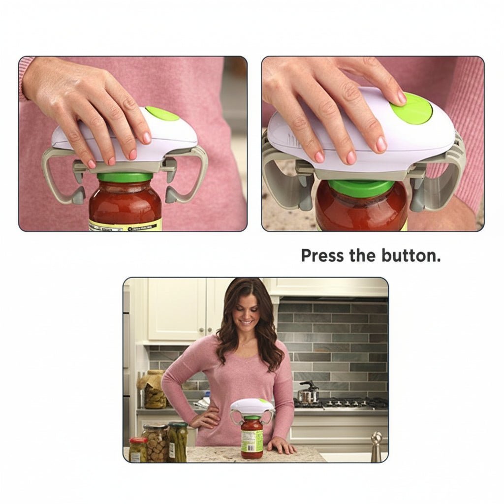 Automatic Electric Jar Opener One Touch Lid Remover Tool