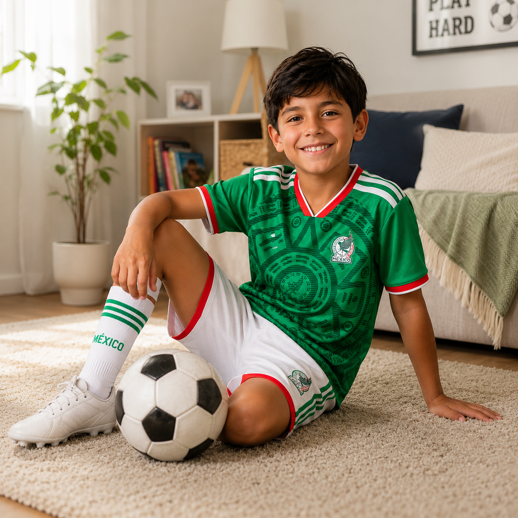 Mexico Home Kit Kids Jersey
