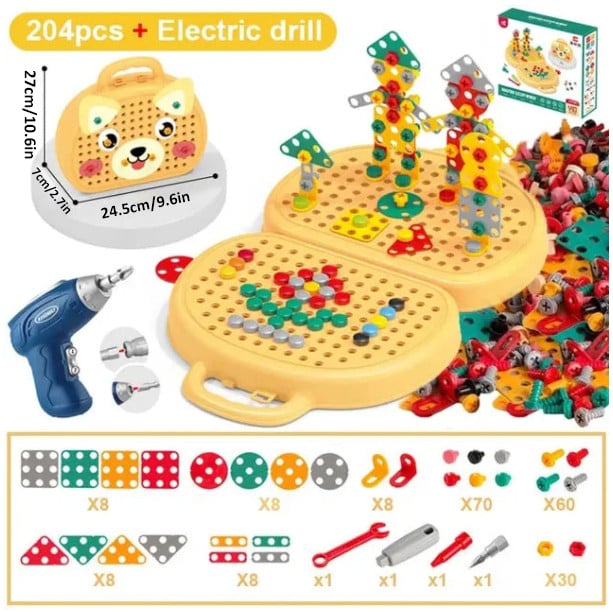 Montessori Educational Toy Set Toolbox Play Tools Kit